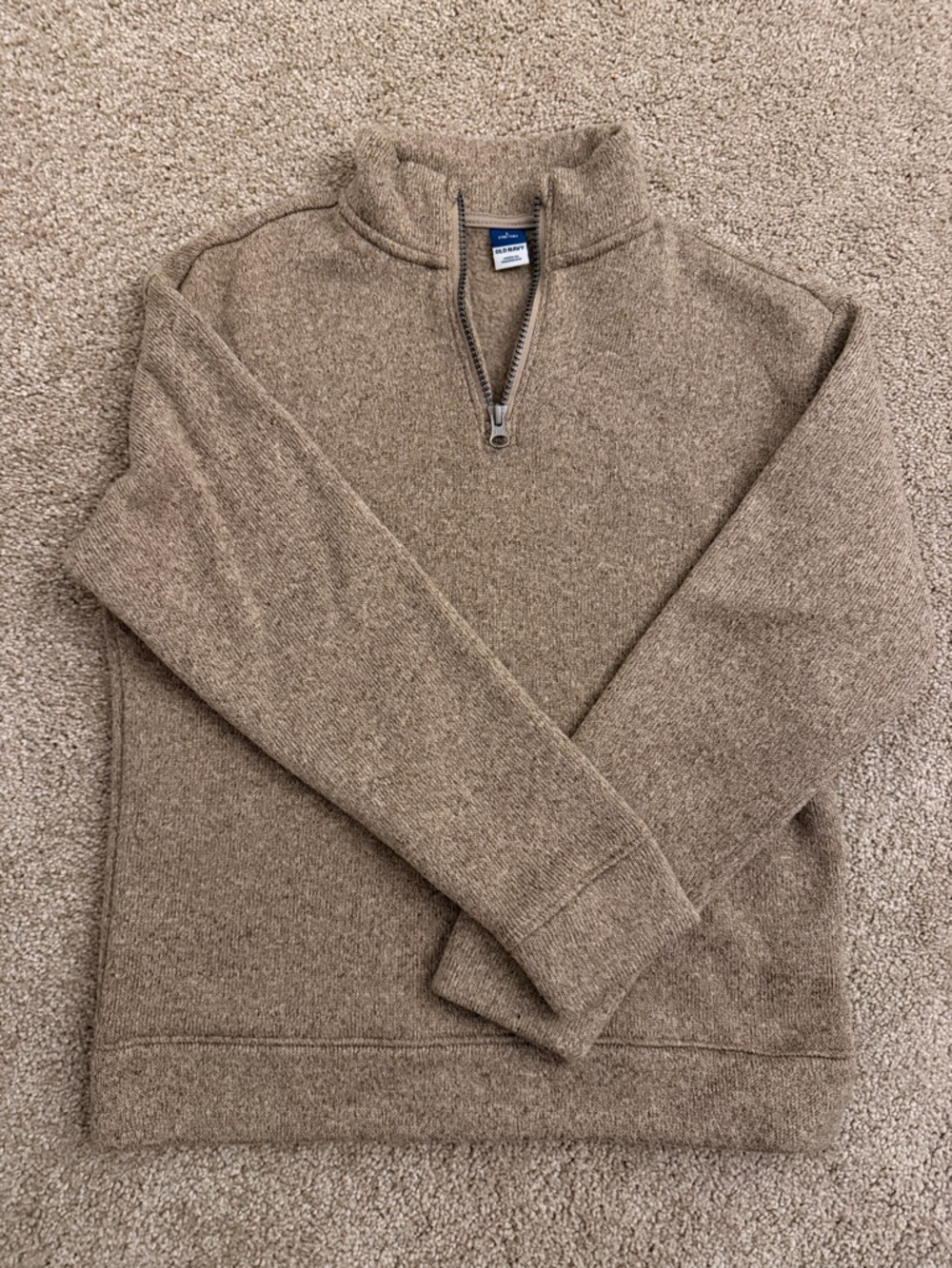 Old Navy Kids Brown Half-Zip Sweater